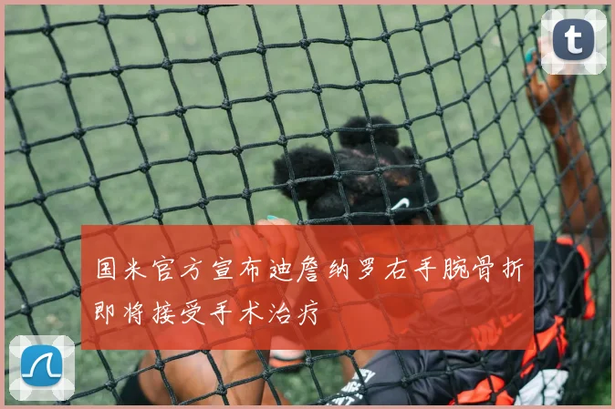 国米官方宣布迪詹纳罗右手腕骨折即将接受手术治疗